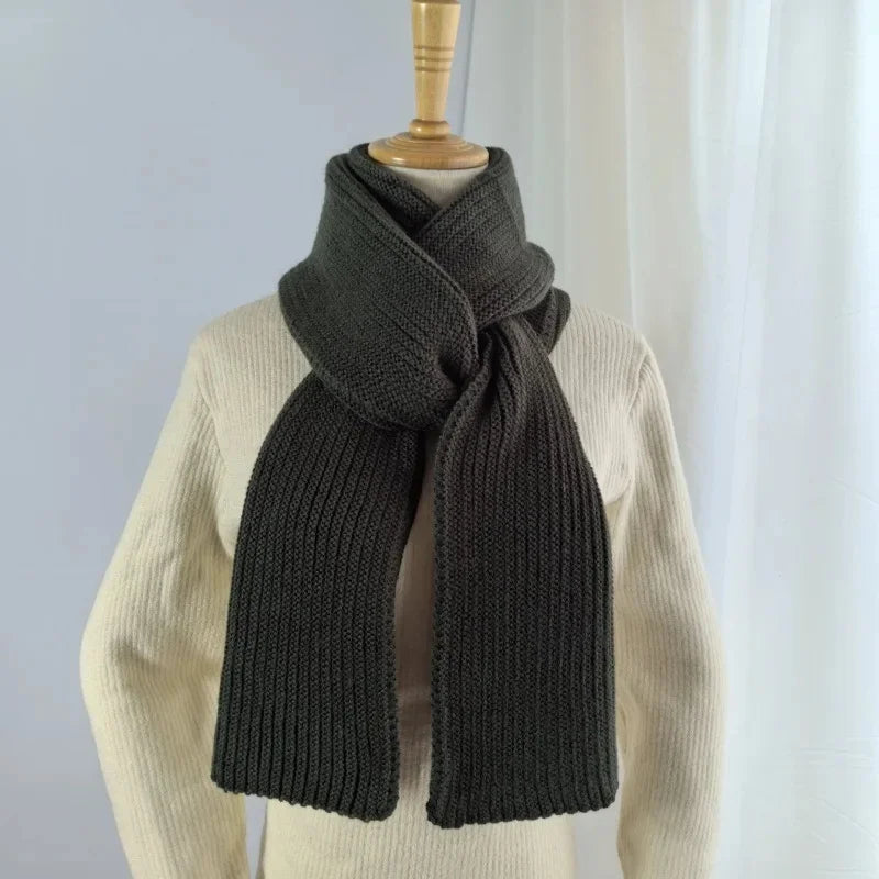 Dicker Strickschal für Herren | Dicker Wollschal | Warm, Vielseitig für Herbst & Winter – Unisex Trendiger Style Kaufschwan® Dunkelgrün