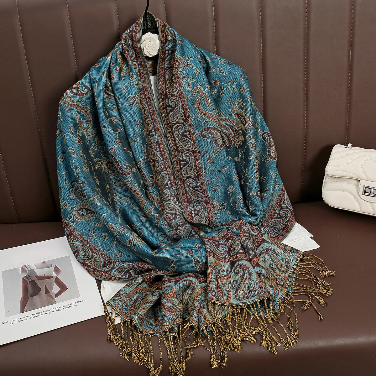 Pashmina Hijab Schal – Damen Langer Kaschmir Schal | Luxus Weicher Foulard, Turban & Muslimisches Kopftuch