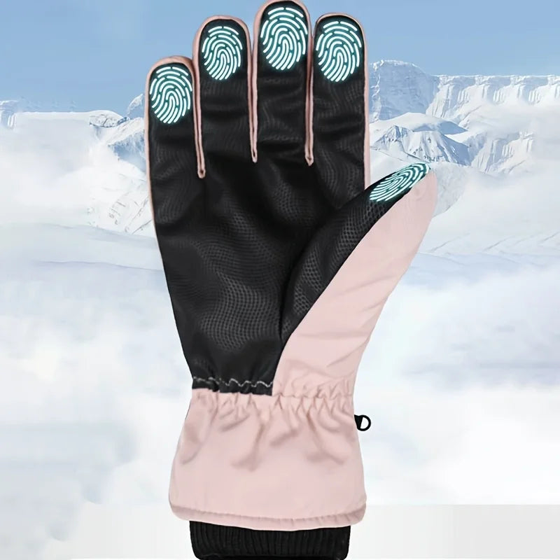 Winter Skihandschuhe – Wasserdichte Winddichte Warme Handschuhe für Damen & Herren | Touchscreen Fahrradhandschuhe & Sportzubehör Kaufschwan®