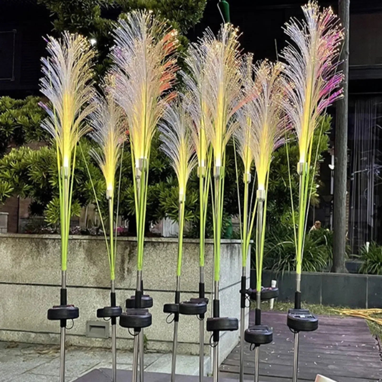 LED Solar-Schilflichter für Garten – Wasserdichte Außenleuchten für Wege, Rasen, Terrasse & Weihnachtsdeko Kaufschwan®