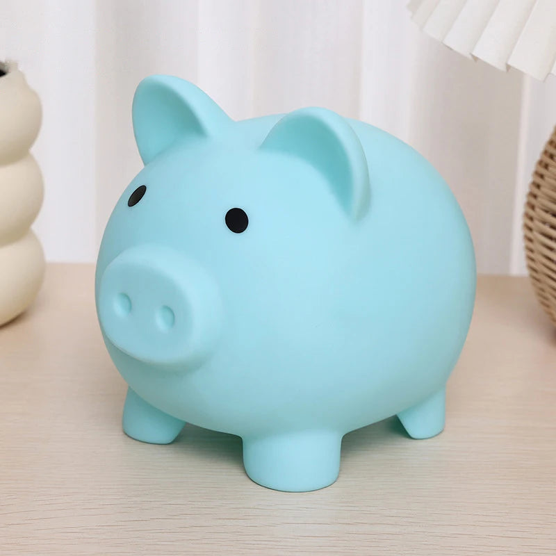 Cartoon Mini Sparschwein – Kinder Sparbox und Tisch Dekoration Kaufschwan® Blau