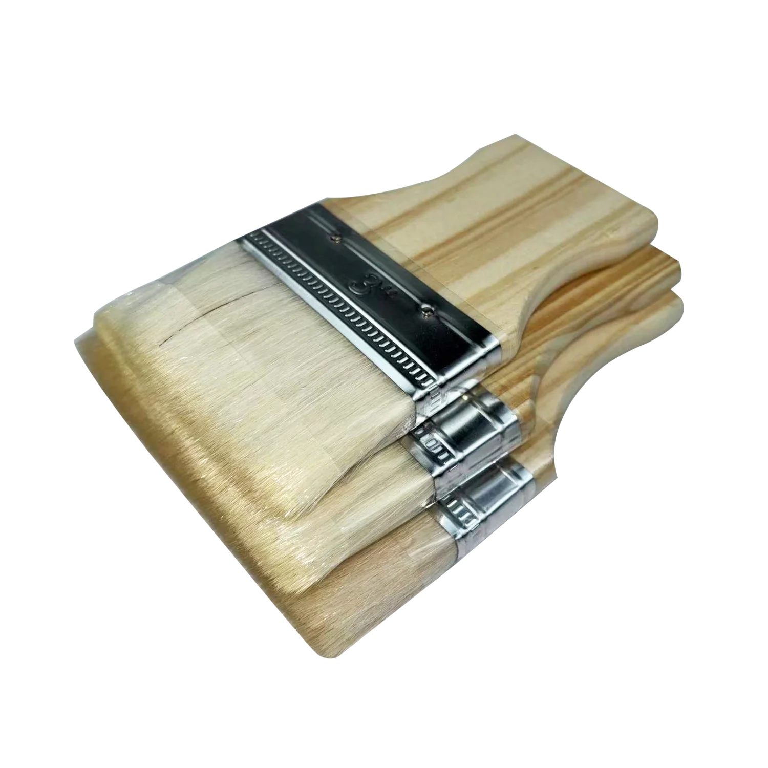 Hochwertiges Woll Flachpinsel Set – Holzgriff Pinsel für Öl- und Acrylmalerei Kaufschwan®