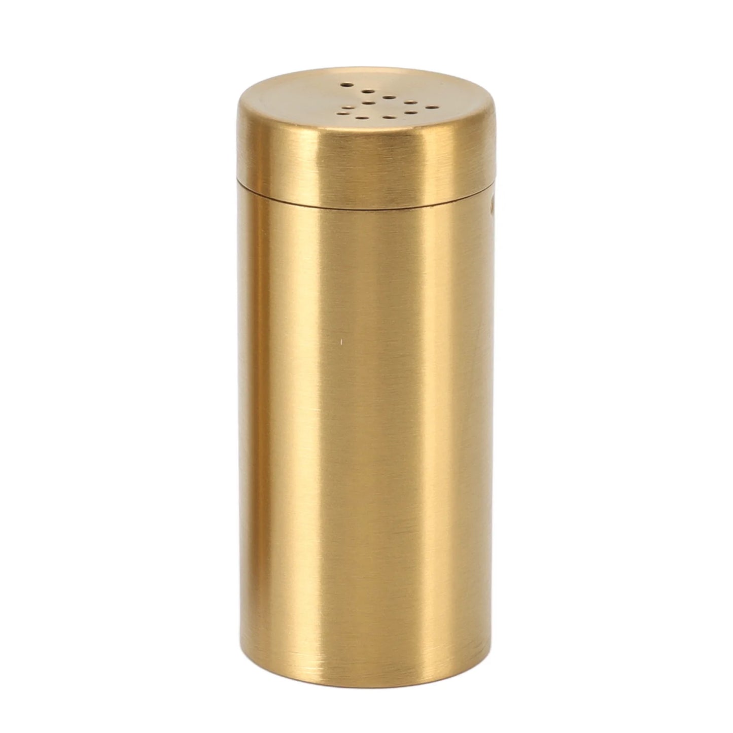 2er Set Gold Edelstahl Gewürzstreuer – Rostfreie Schraubdeckel Streuer für Salz, Zucker, Pfeffer & Paprika Kaufschwan®