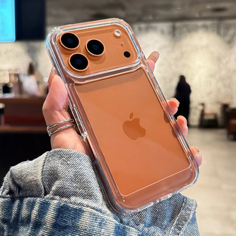 Hochwertige Transparente Acryl-Schutzhülle für iPhone 18 Pro & iPhone 18 Pro Max – Stoßfeste Klare Hülle mit Schützendem Rand Kaufschwan®