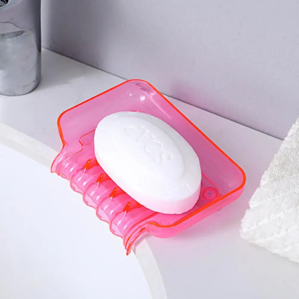 Zhang Ji Bunte Wasserfall-Seifenschale – Kunststoff-Seifenhalter mit Saugnapf für Bad & Küche Kaufschwan®