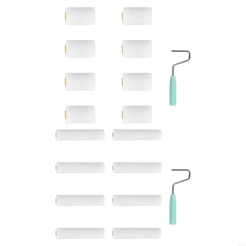 Schaumstoff Farbroller Set – Kleine Rollen für Wand- und Möbelanstrich Kaufschwan®