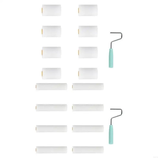 Schaumstoff Farbroller Set – Kleine Rollen für Wand- und Möbelanstrich Kaufschwan®