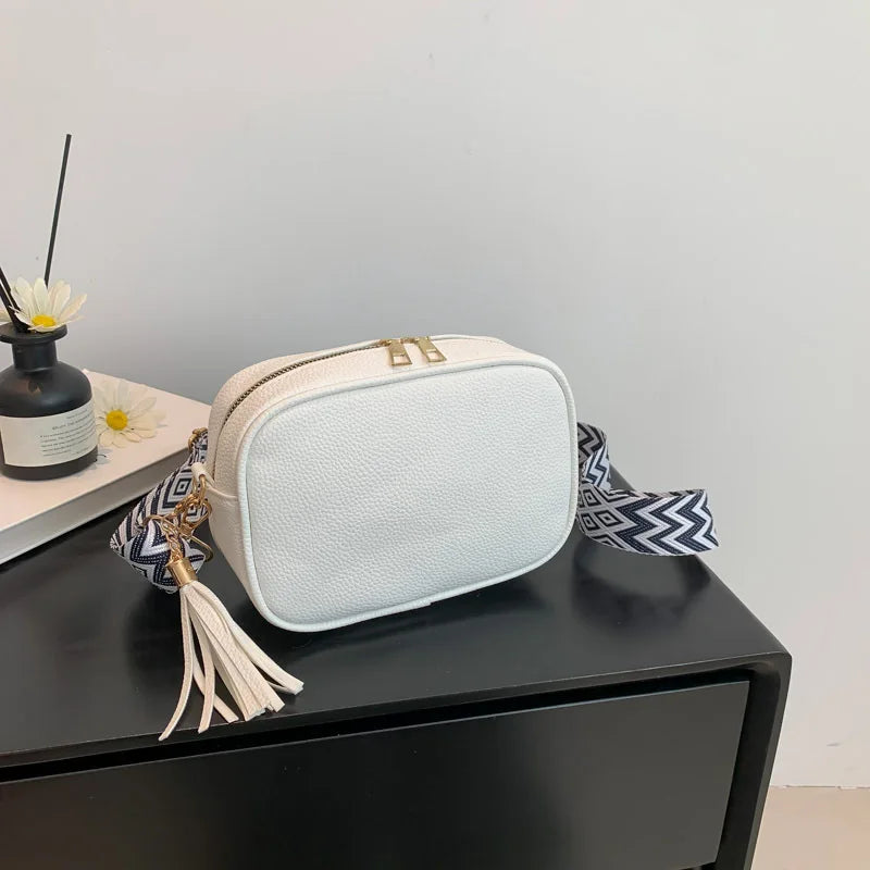 Minimalistische Schultertasche – Damen Umhängetasche mit Großer Kapazität | Einfarbige Kleine Quadratische Crossbody Tasche