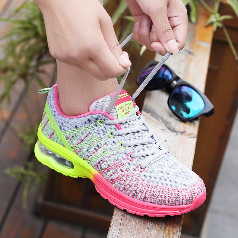 Damen Sportschuhe – Outdoor Laufschuhe | Hochwertige Atmungsaktive Sneaker mit Rutschfester Sohle für Alltag & Training Kaufschwan®