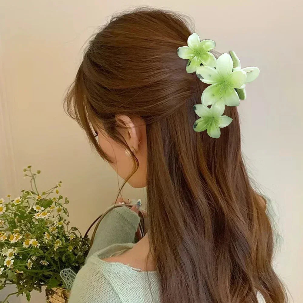 Blumen-Haarklammer – Retro Bunter Haar-Clip Kaufschwan®