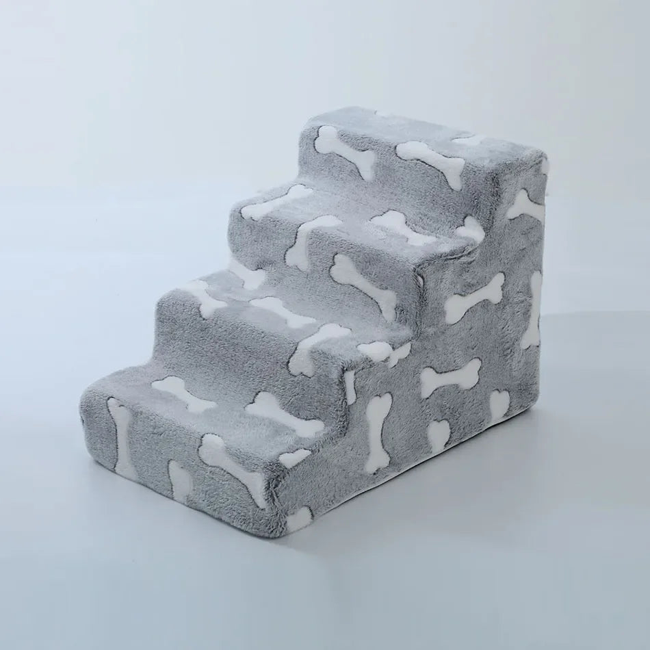 Knochenform Hundetreppe – Weiche Rutschfeste Haustierleiter für Sofa & Bett Kaufschwan®