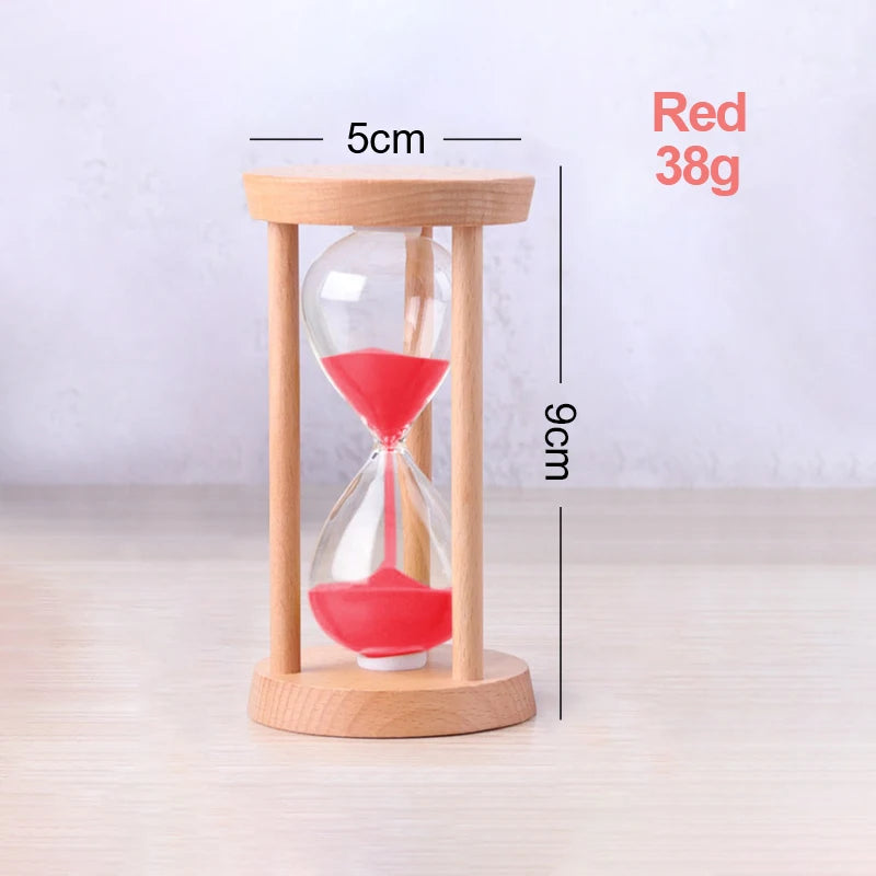 Holz Sanduhr Timer – Kreative Schreibtisch Dekoration & Moderne Wohn Sanduhr Geschenkidee
