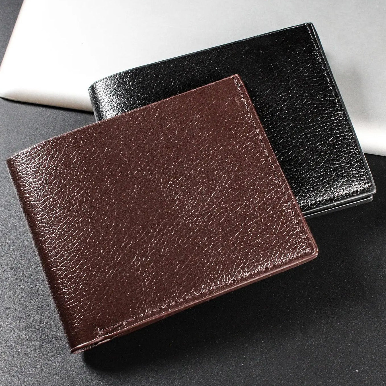 Herren Kurzgeldbörse aus Weichem PU-Leder – Vintage Slim Design | Große Kapazität Kartenetui & Geldtasche Kaufschwan®