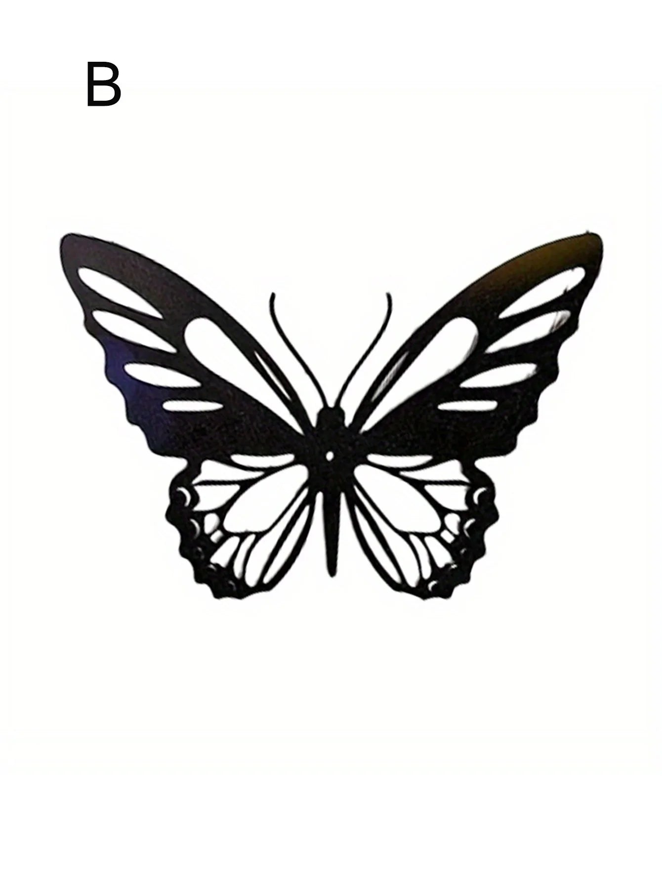 Metall Schmetterling Hohl Wanddeko – Kreative Eisen Hängedekoration Kaufschwan® B