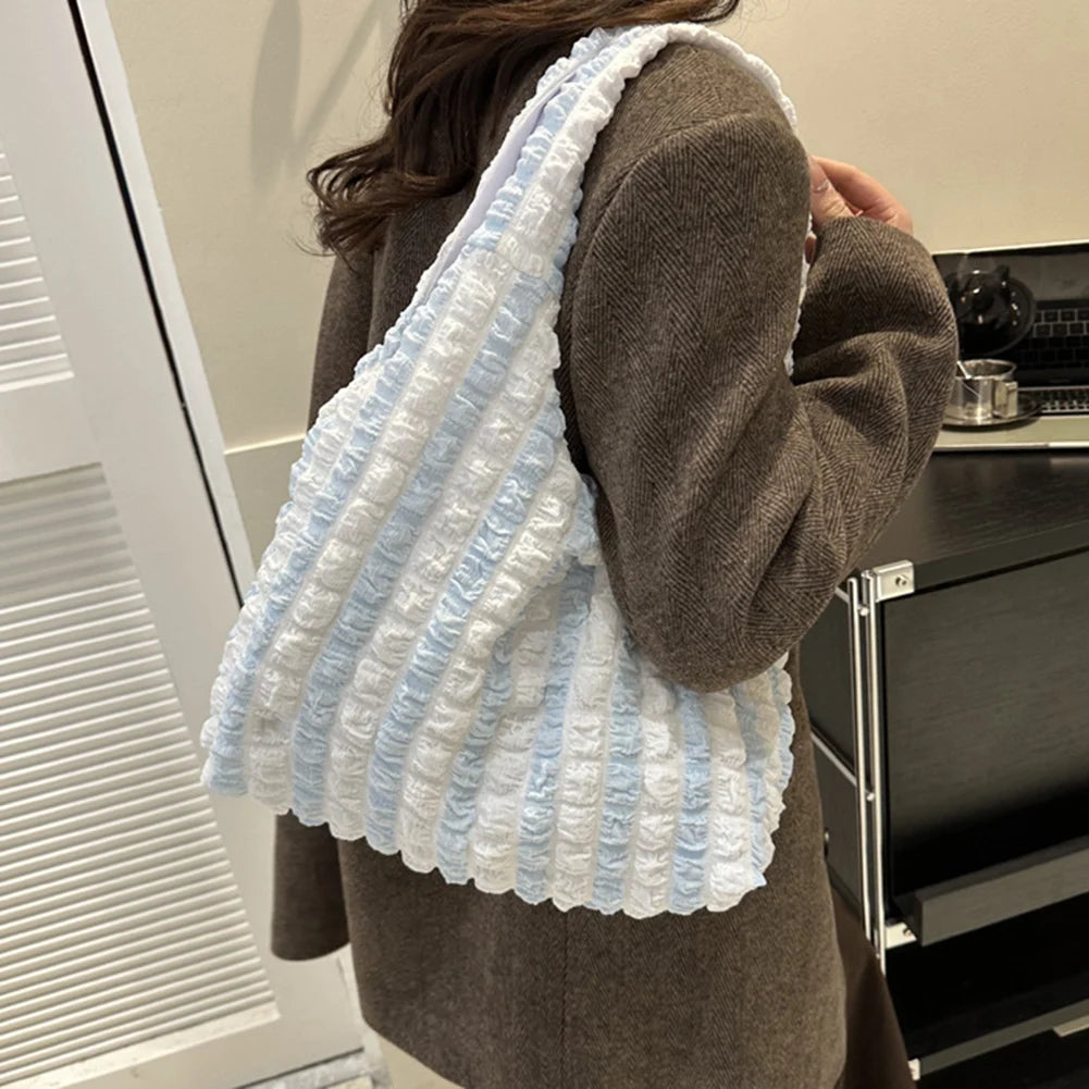 Elegante Falten Cloud Handtasche – Damen Schultertasche in Bonbonfarben | Große Kapazität Tote Bag für Alltag & Shopping Kaufschwan®