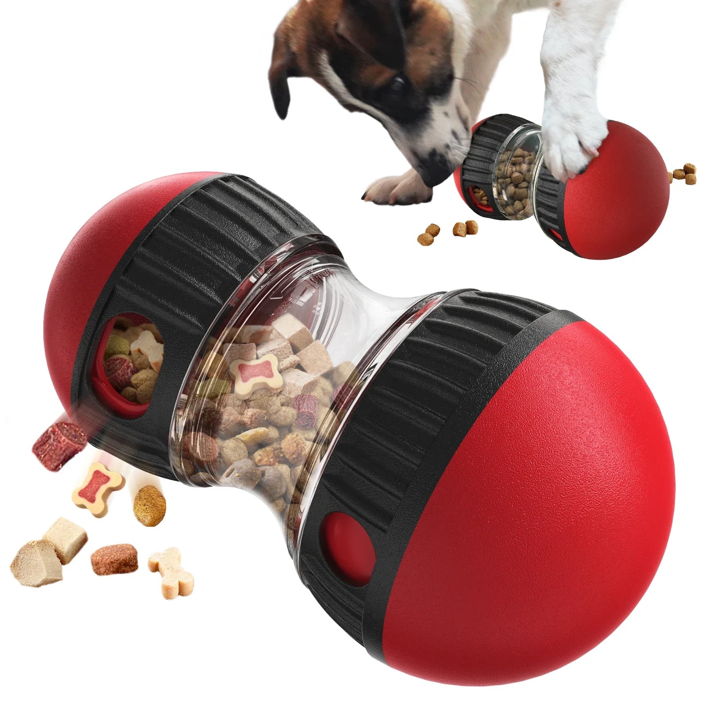 Interaktives Hundespielzeug – Intelligenzspiel mit Ovaler Bahn und Futterball Kaufschwan®