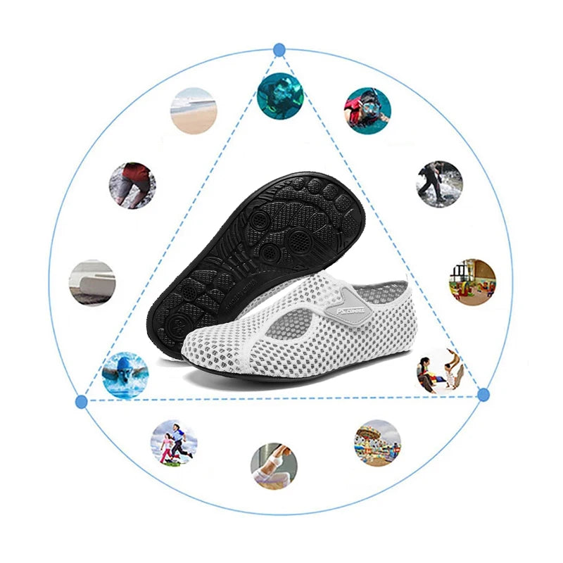Unisex Wasserschuhe Schnell Trocknend – Barfuß Badeschuhe für Damen & Herren, Strand & Schwimmen Kaufschwan®