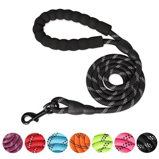 Reflektierende Hundeleine Stark 150/200/300cm Verstellbar Robuste Führleine für Kleine Große Hunde Kaufschwan®