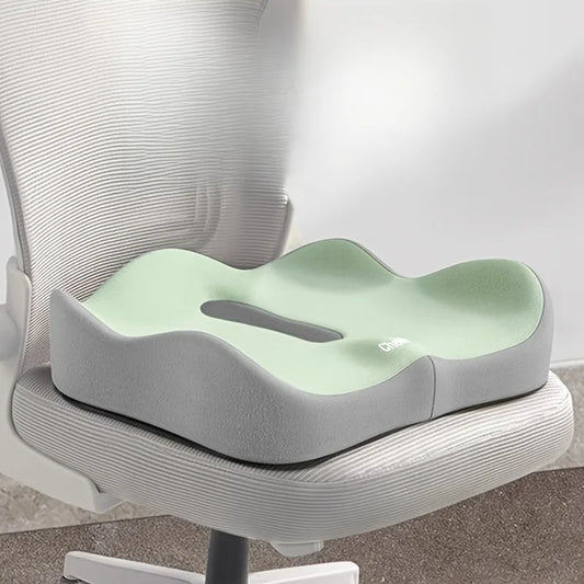 Memory Foam Sitzkissen | 3D Ergonomische Unterstützung | Waschbarer Bezug für Auto & Büro Kaufschwan®
