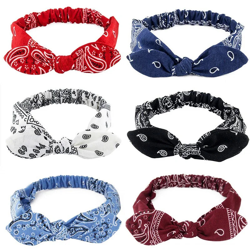 Bandana Haarreif mit Schleife – Geknotetes Turban-Haarreif für Damen & Mädchen Kaufschwan®