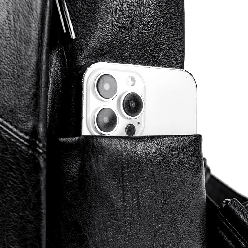 Leder Rucksack | Damen Vintage Schultertasche | Hochkapazitiver Reise- & Schulrucksack Kaufschwan®