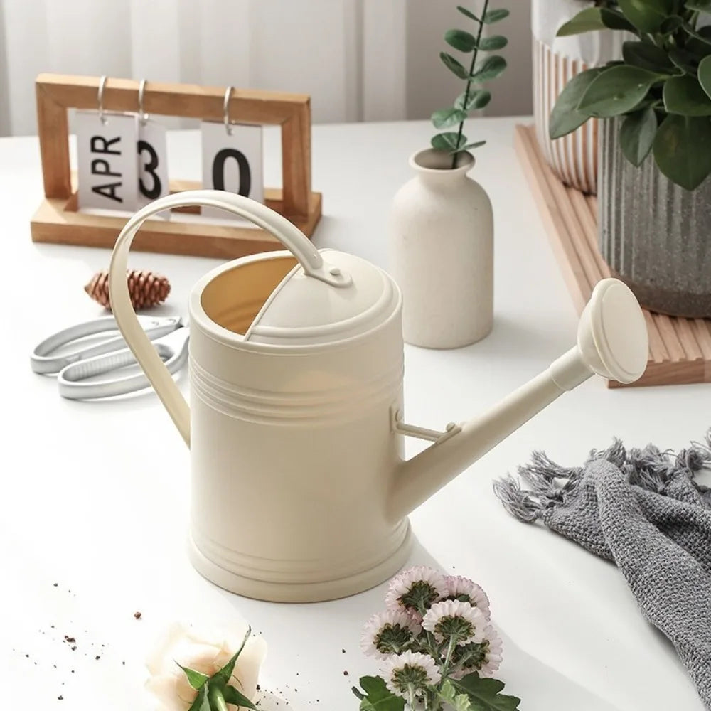 2L Watering Can Pot Plastic Garden Plants Flower Spray Water Kettle Long Mouth Large Capacity Watering Device Watering Tool Kaufschwan®