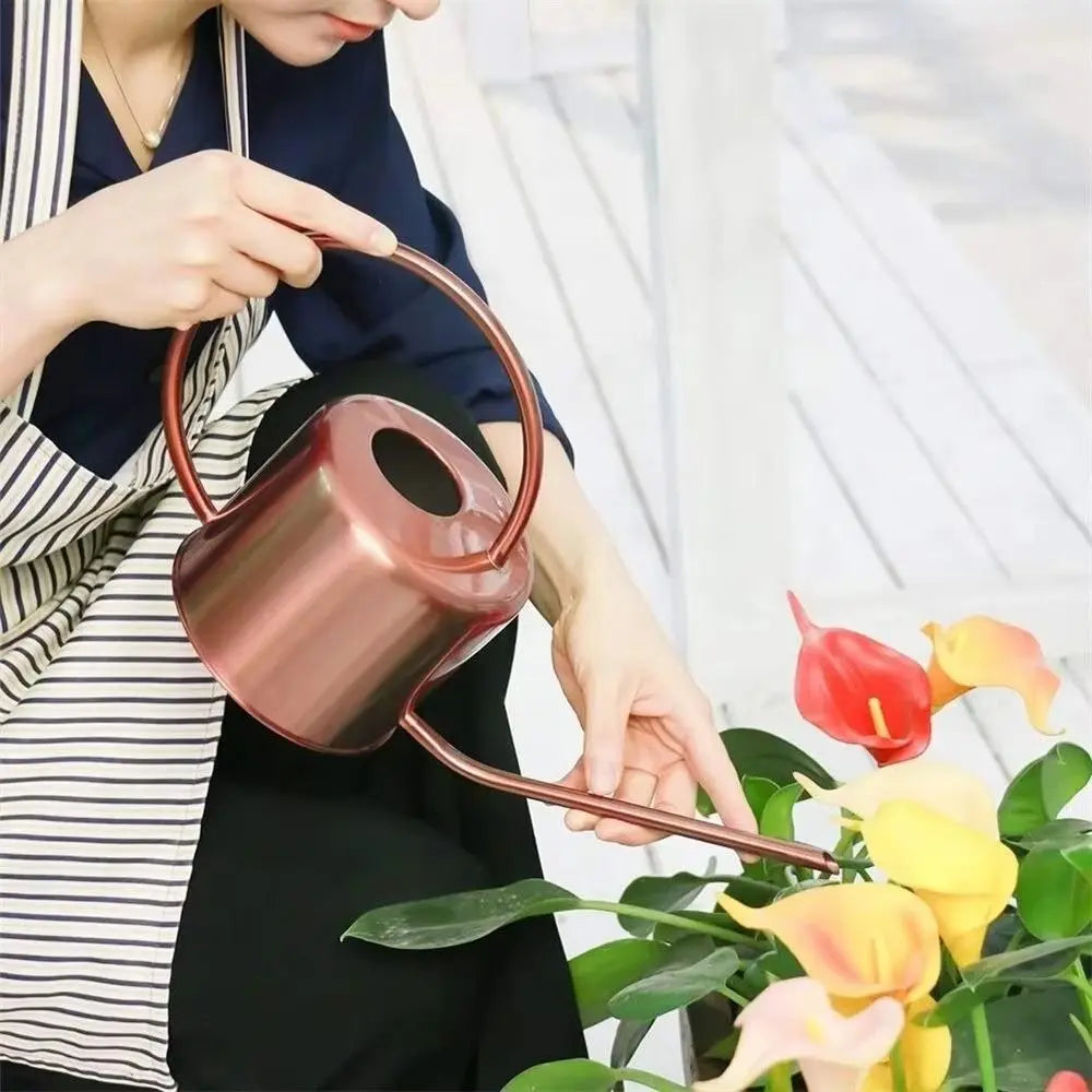 u High Quality 1.3L Plant Sprinkler Kettle Large Capacity Long Spout Watering Can Rustproof Leakproof Watering Pot Garden Tool Kaufschwan®