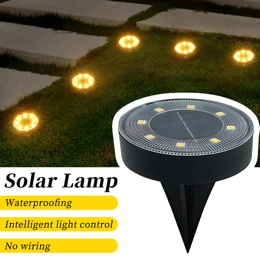 LED Outdoor Solar Bodeneinbauleuchte – IP68 Wasserdicht, Weg-, Terrassen-, Hof- & Einfahrtbeleuchtung für Garten Kaufschwan®