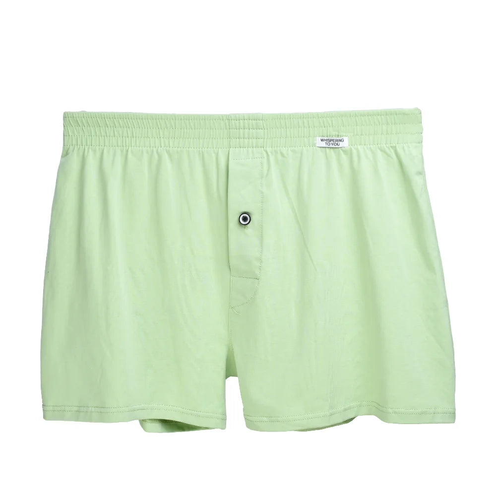 Herren Boxershorts aus Baumwolle – Bequeme Unterwäsche mit Elastischem Bund | Klassische Knopfleiste, Große Größen, Perfekt für Zuhause Kaufschwan®