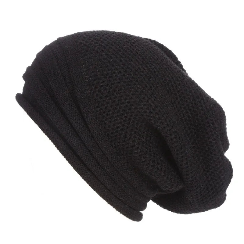 Winter Slouchy Beanie Mütze – Oversize Woll-Strickmütze für Damen & Herren | Warme Baggy Mütze für Ski & Alltag Kaufschwan®