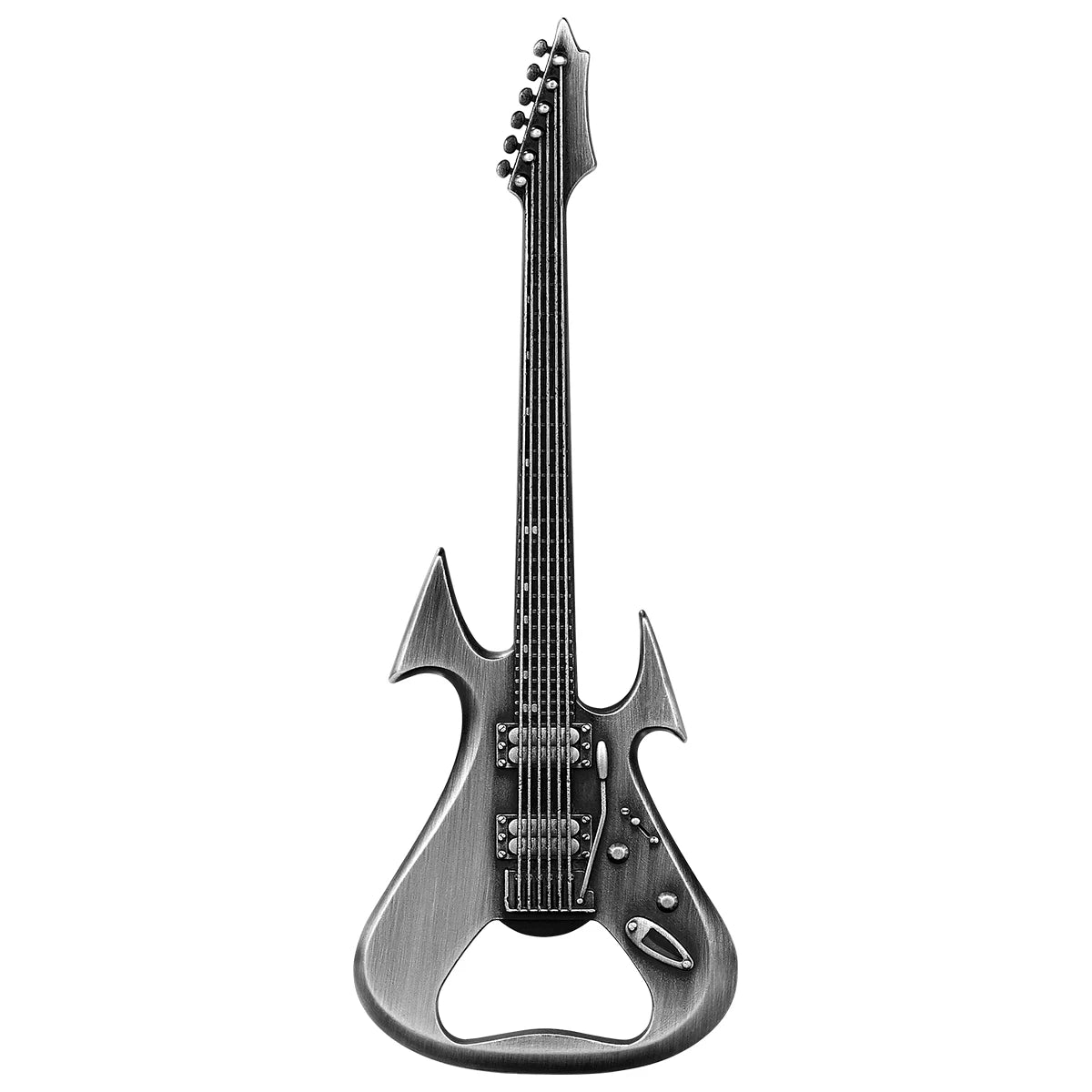Gitarren Flaschenöffner aus Metall – Bronze/Grau Geschenk für Musikliebhaber Kaufschwan®