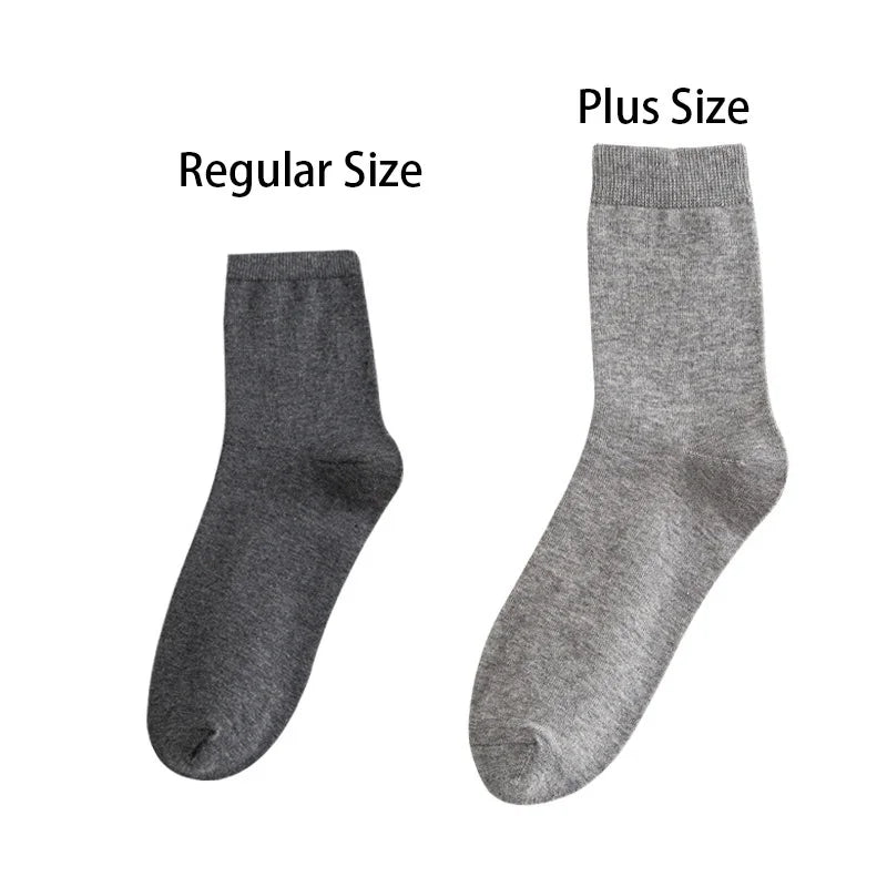 10 Paare Herren Kammbaumwollsocken | Schwarze Freizeit- & Businesssocken Atmungsaktiv Hochwertig Kaufschwan®