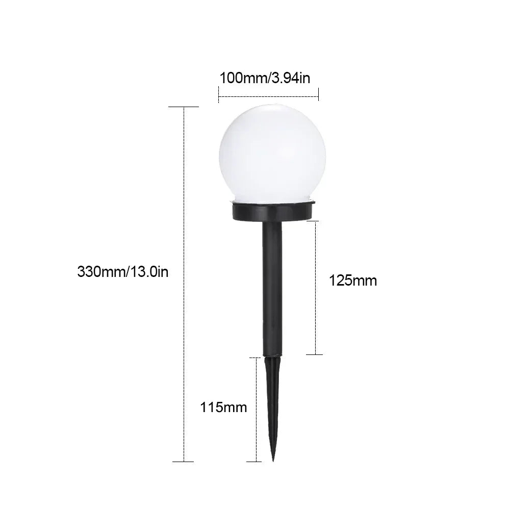 Solar LED Gartenlichter Kaltweiß – Wasserdichte Kugelleuchten für Garten, Hof, Weg & Rasen Kaufschwan®