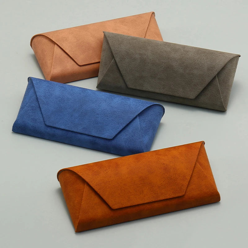 Tragbare PU Leder Brillentasche – Weiches Sonnenbrillen Etui Organizer für Damen und Herren Kaufschwan®