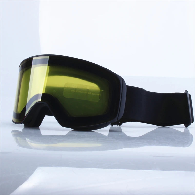 Doppelglas Anti-Beschlag & UV-Schutz | HD Schneebrille für Skifahren & Snowboarden, Unisex Kaufschwan® Design 3