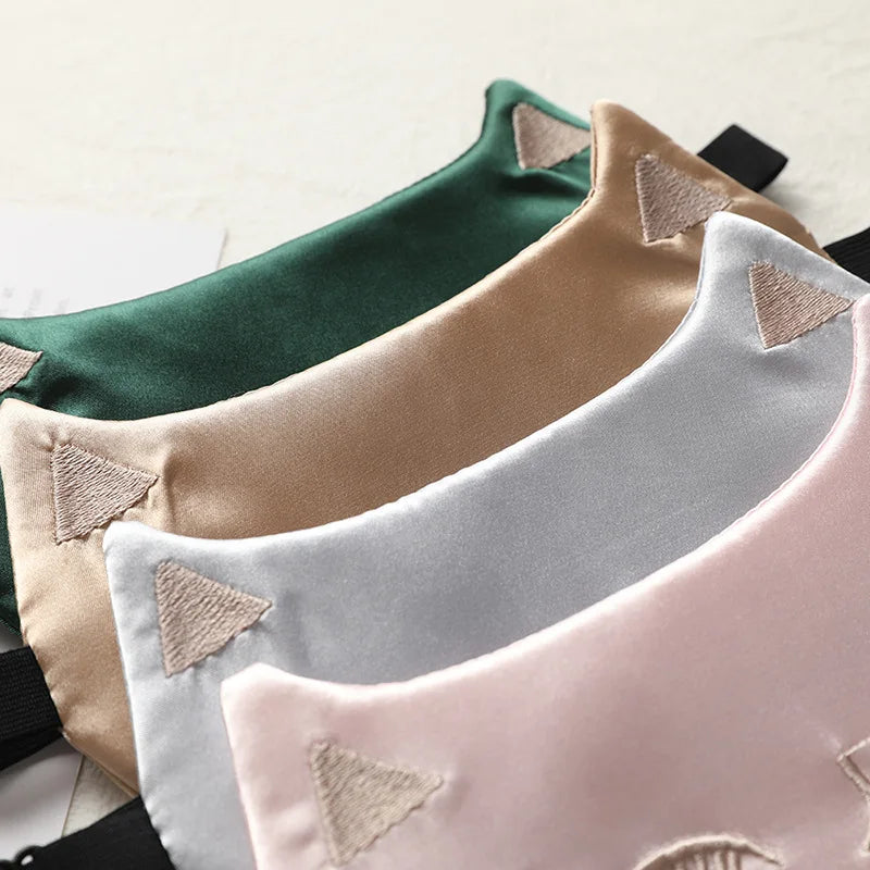 Katzen Design-Schlafmaske | Nachtmaske Augenabdeckung | Glatte & Atmungsaktive Augenbinde für Damen & Herren | Fuchs-Design für Reisen & Entspannung Kaufschwan®
