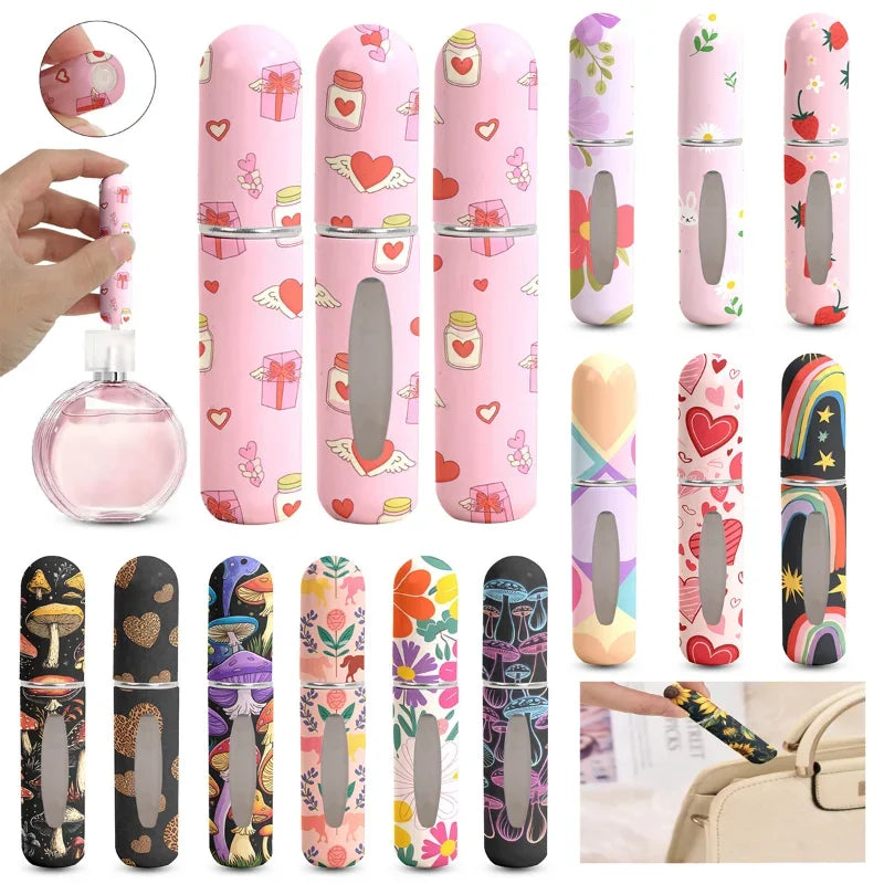2/1PC 5ml Mini Perfume Bottle Refillable Empty Cosmetic Containers Portable Spray Atomizer Bottle Portable Travel Perfume Bottle Kaufschwan®