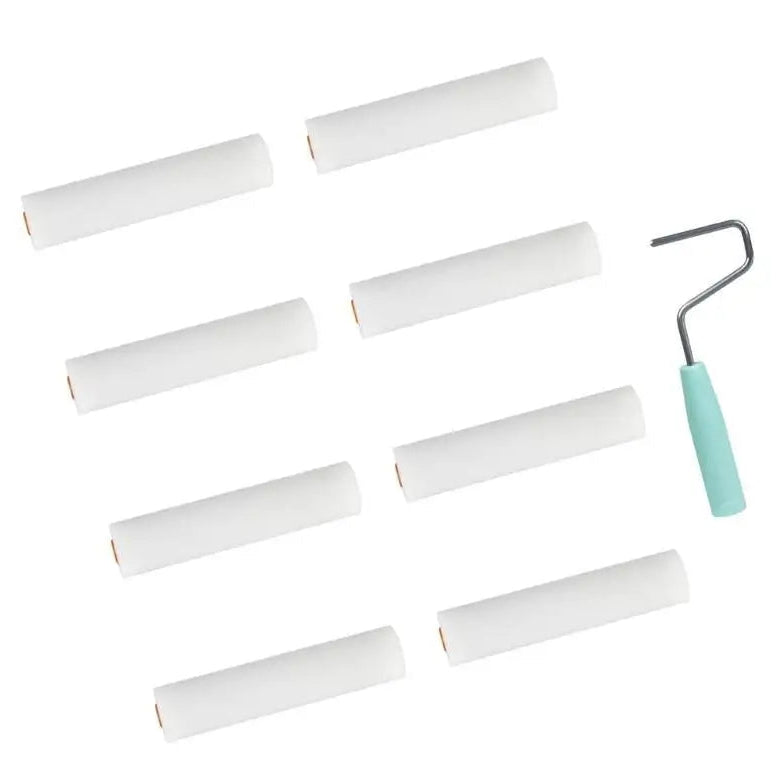 Schaumstoff Farbroller Set für Innenwand Malerarbeiten Kaufschwan®