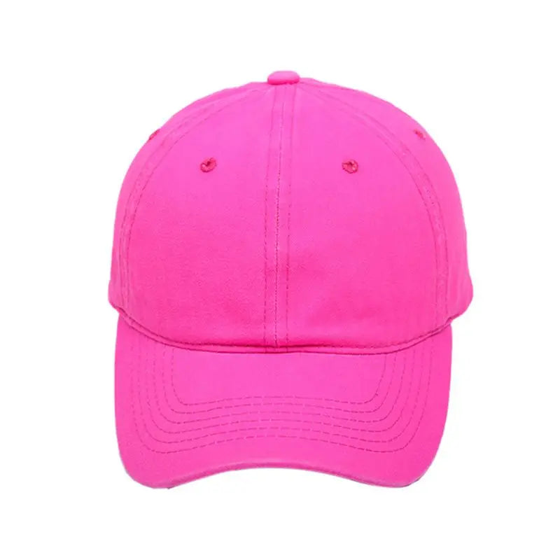 Low Profile Baumwolle Baseballkappe | Fluoreszierende Neon Farben Sonnenhut | Outdoor Sport Snapback Trucker Dad Hat Kaufschwan®