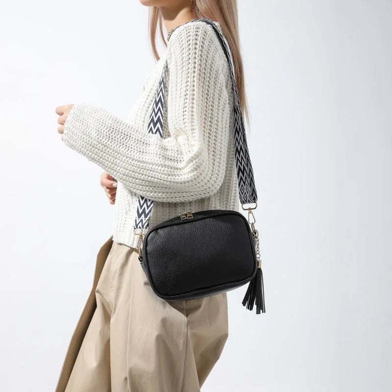 Minimalistische Schultertasche – Damen Umhängetasche mit Großer Kapazität | Einfarbige Kleine Quadratische Crossbody Tasche Kaufschwan®