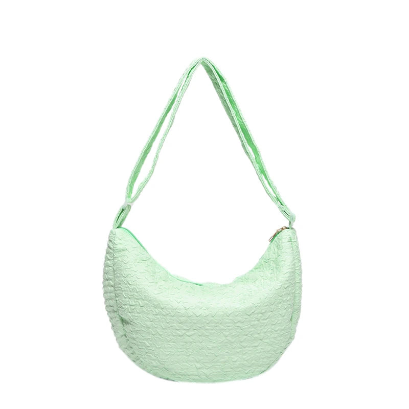 Damen Crescent Schultertasche – Trendige Hobo Crossbody Tasche mit Verstellbarem Riemen | Alltag, Reisen & Shopping Kaufschwan® Grün
