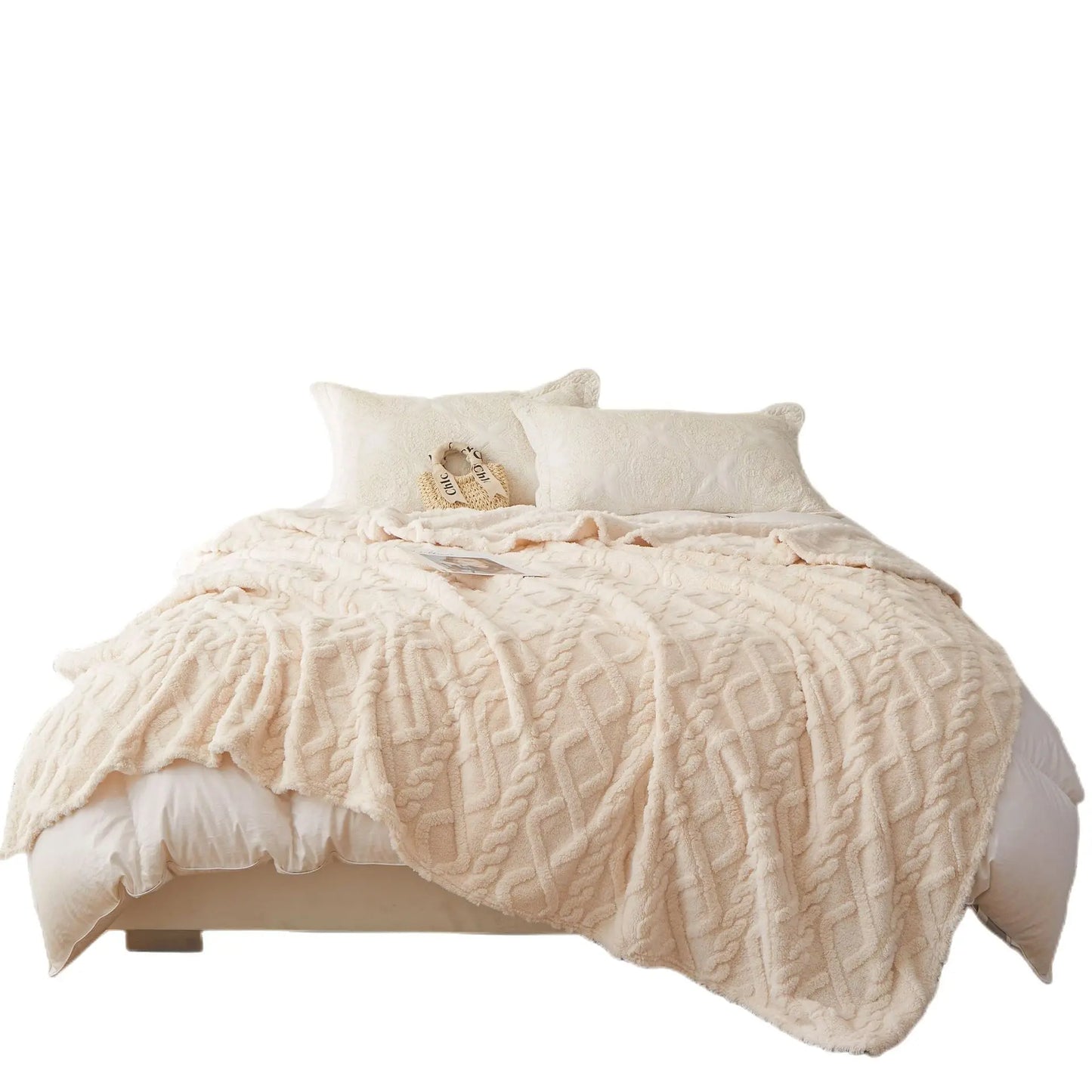 Sherpa Decke – Weicher, dicker und warmer Fleece Überwurf für Zuhause, Sofa, Neugeborene, Kinderbettwäsche & Reise Kaufschwan®