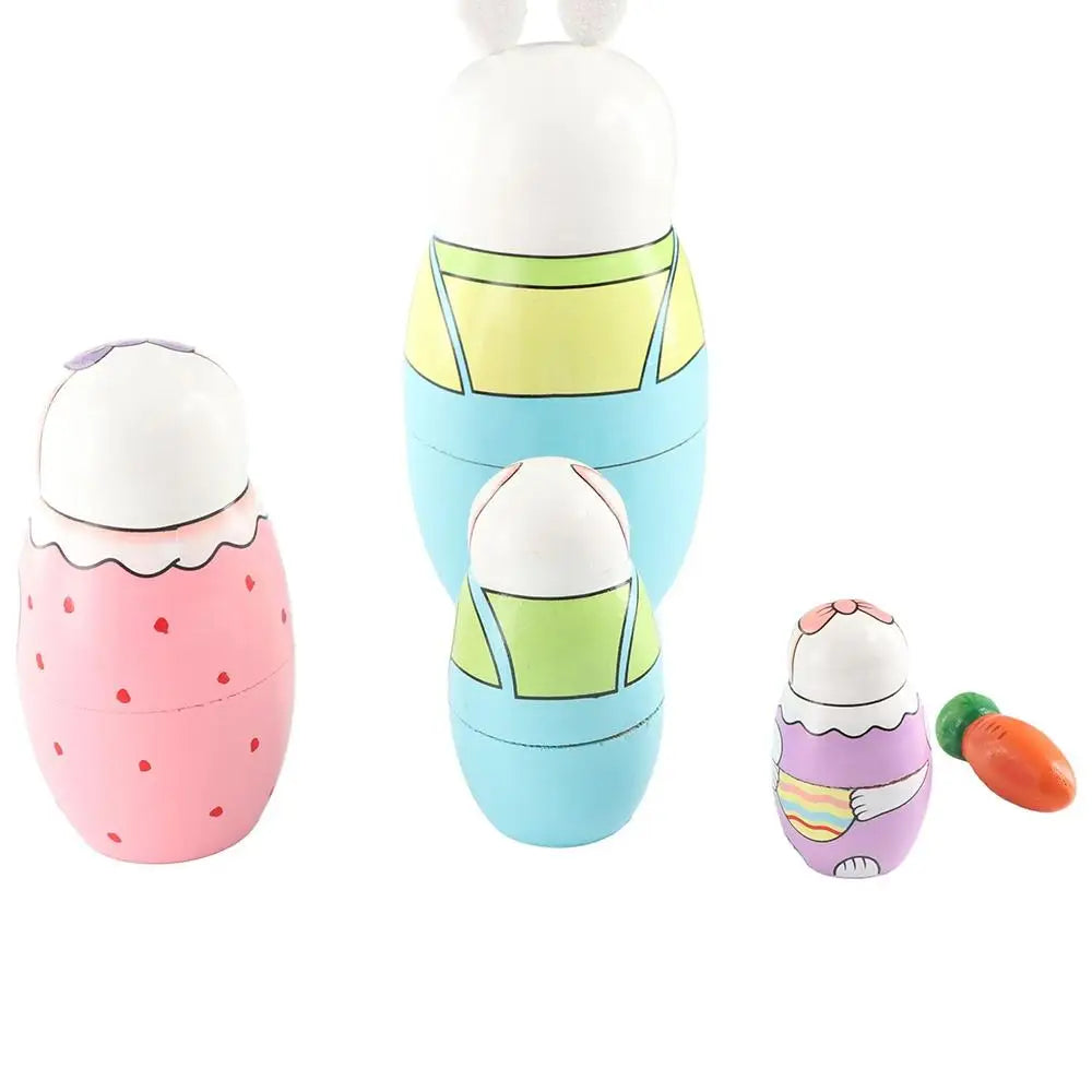 Holz-Matrjoschka – Russische Nestpuppen Set | Dekoration & Spielzeug Geschenk für Kinder