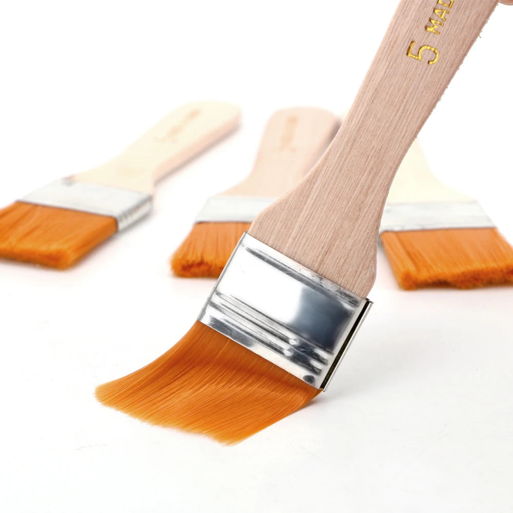Acryl- und Öl Pinsel Set – Nylonhaar Pinsel mit Holzgriff für Künstlerbedarf Kaufschwan®