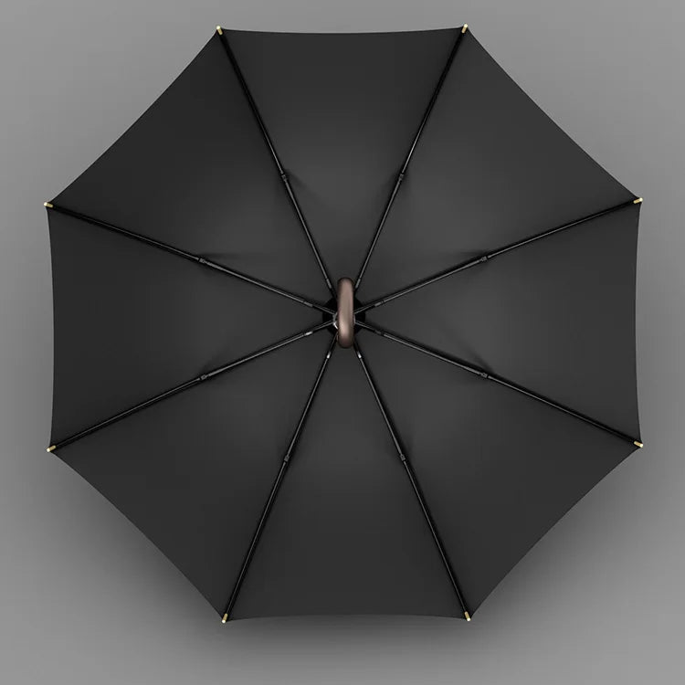 Winddichter Langgriff-Golfschirm – Luxus Business-Regenschirm für Herren & Damen, 8 Streben, 120cm Großschirm von