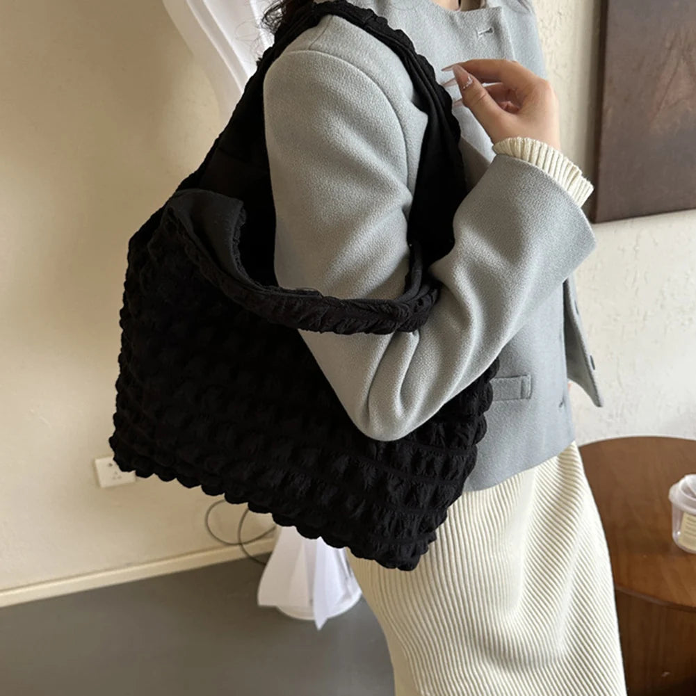 Elegante Falten Cloud Handtasche – Damen Schultertasche in Bonbonfarben | Große Kapazität Tote Bag für Alltag & Shopping Kaufschwan®