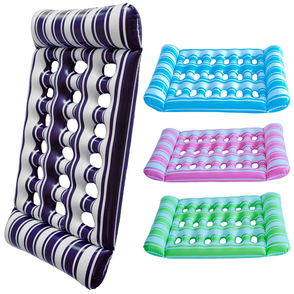 Aufblasbarer Hängematten-Liegestuhl – Wasserbett & Pool-Luftmatratze, Tragbarer Schwimmsessel Kaufschwan®