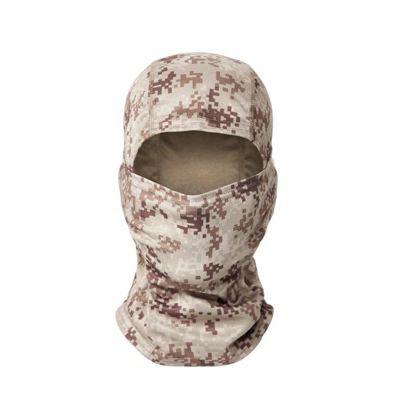Camouflage Balaclava Mütze – Vollgesichtsmaske für Radfahren, Jagd & Outdoor Sport | Skimaske Motorrad Helm Unterziehmütze