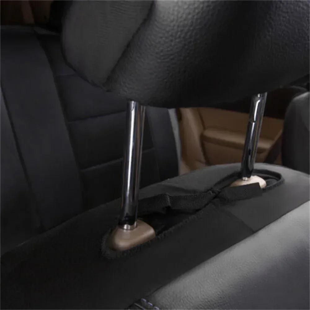 Universelles PU-Leder Autositzbezug-Set – Vollschutz für vorne & hinten, passend für 5-Sitzer Autos & LKWs Kaufschwan®