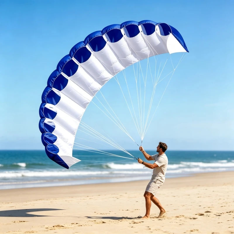 Zweileiner-Matratzendrachen aus Nylon – Lenkbarer Winddrachen für Anfänger, Strand und Sportliche Freizeit im Freien Kaufschwan®